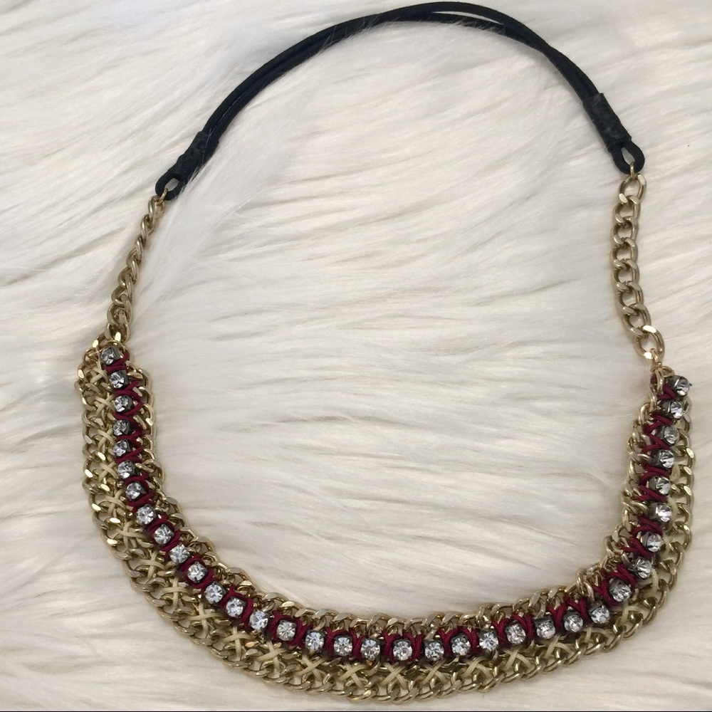 Interchangeable headband or necklace. Like new!